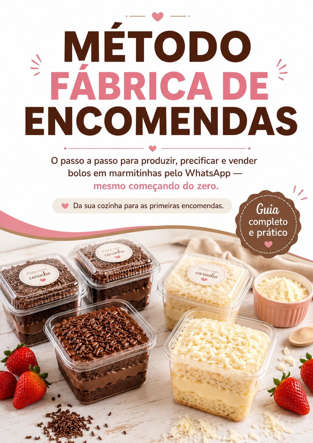 Mockup do material Fábrica de Encomendas